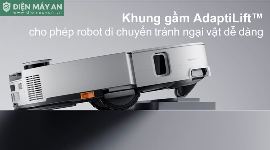 Robot hút bụi lau nhà Roborock Saros 10 - Đen/Trắng